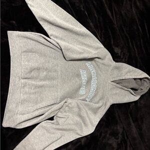 y2k Vintage Grey Abercrombie Athletics Kenpo Hoodie